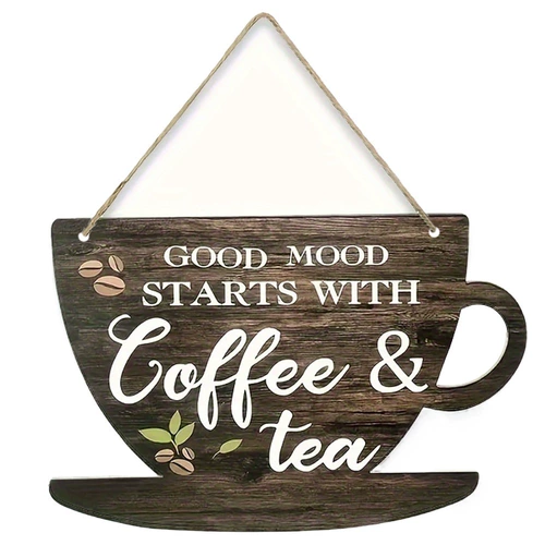 Spot Wooden Sign Retro Kitchen Door Tigh