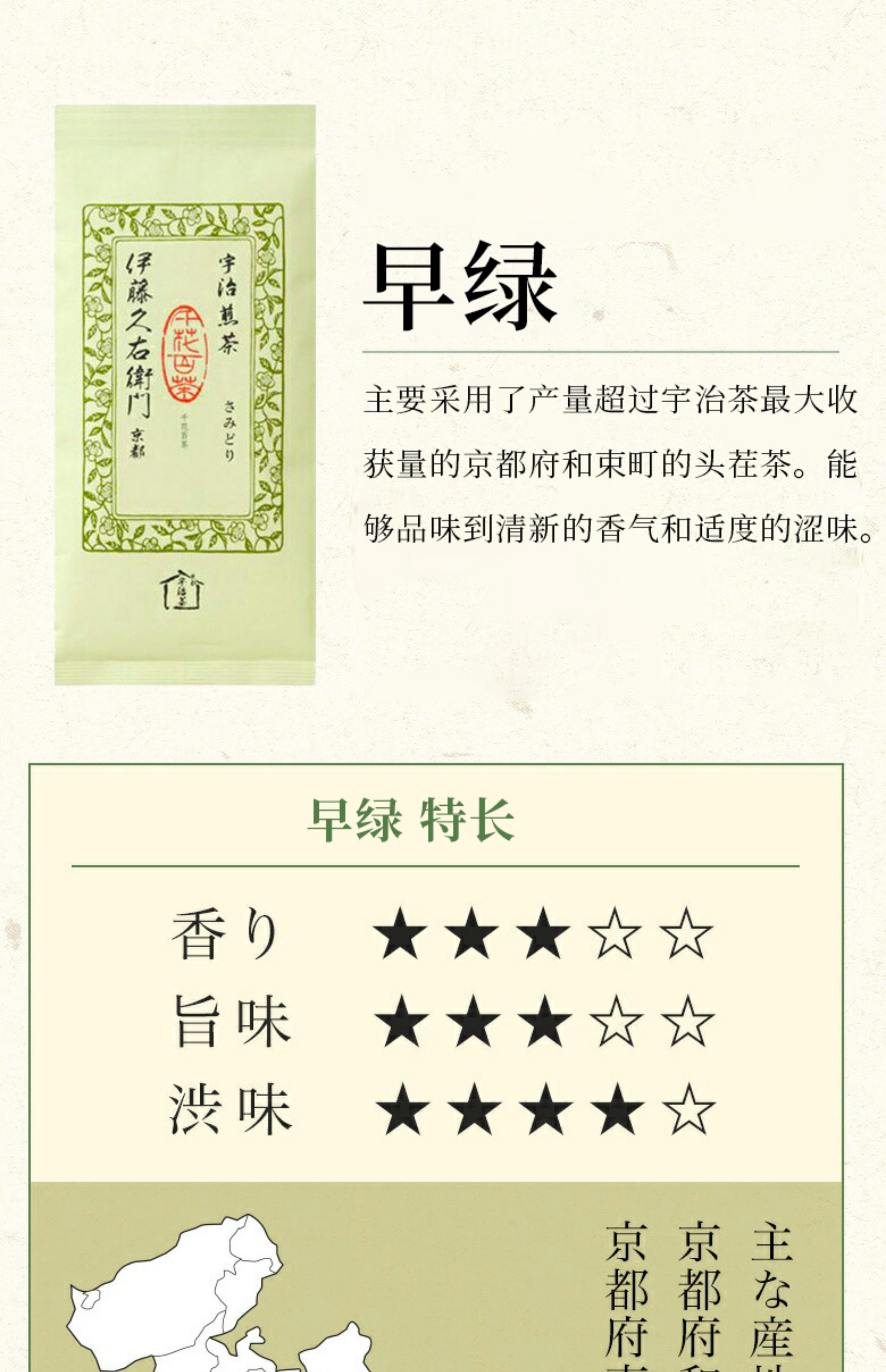 【日本直邮】 日本 伊藤久右卫门 宇治煎茶 覆盖茶 85g/罐