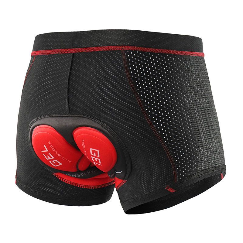 Men's Cycling Underwear with Shock-Absorbing Silicone, Mountain Biking Shorts, Large Size Road Bike Shorts, All-Season Cycling Gear