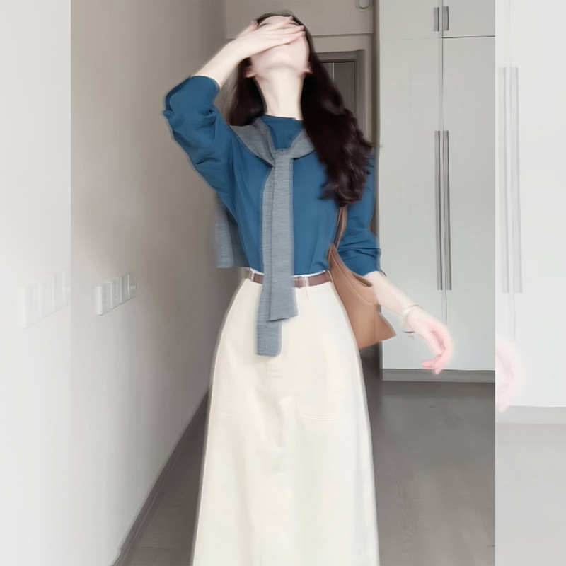 A Complete Set of Ootd Outfits for Work and Commuting, Korean-Style High-End Suits for Women, 2026 Early Autumn Hong Kong Style Dresses