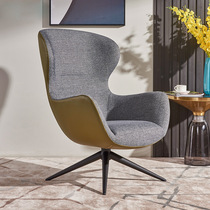 Foshan factory Italian light luxury single sofa chair lazy living room swivel leisure chair simple design tiger chair