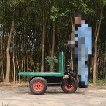 Chengde construction site electric trolley flatbed four-wheel truck construction site farm goods