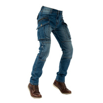 New motorcycle riding pants all-season off-road jeans motorcycle racing anti-fall pants mens casual slim elastic