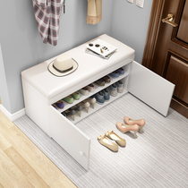 Shoe rack for home doorway multi-layer simple new 2022 hot model small narrow rental house with sit-down shoe cabinet with door
