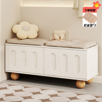 Shoe-changing stool at the door of the home light luxury and high-end can sit on the shoe cabinet small apartment entry-level shoe cabinet and stool one-piece shoe-changing stool