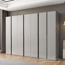 Light luxury wardrobe home bedroom double door adult wardrobe simple modern small apartment storage cabinet rental