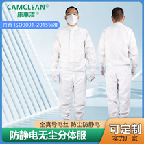 Customized anti-static dust-proof clothing split body clean workshop fully conductive fabric dust-proof clothing factory work clothes