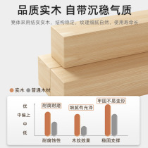 Solid wood chairs dining tables and chairs home light luxury high-end casual backrest stools living room dining new Chinese tea tables and chairs