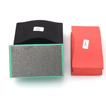 Curved diamond hand wipe sponge sand block handheld grinding block 200 mesh ceramic tile trimming metal rust removal