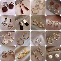 Earing Claw Ear Hook Clip Earrings for Women Four-Prong Sett