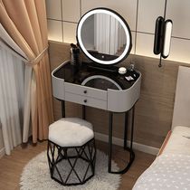 Gold medal Nordic light luxury Internet celebrity high-end dressing table bedroom modern simple small apartment desk makeup table makeup mirror