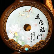 High-end five-blessing and safe buckle gourd ornaments to attract wealth living room entrance hall TV cabinet decoration moving to new home
