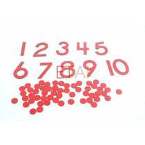Montessori Kids Toy Baby Cards Couns Numbers Numeral Lear