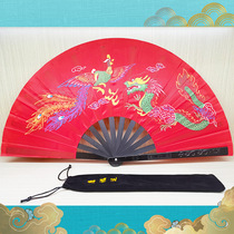Kangfuyun aluminum-magnesium alloy stainless steel fan Kung Fu fan Tai Chi fan martial arts fan ancient style folding fan direct supply from the manufacturer