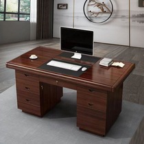 Modern simple computer desktop table home table with drawer lock desk integrated writing desk table small office desk