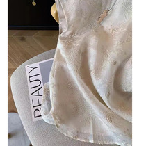 New Chinese style apricot embroidered oblique-breasted short-sleeved shirt for women summer 2024 national style improved cheongsam stand-up collar top