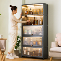 Sideboard wall cabinet storage cabinet storage household simple storage cabinet cupboard living room kitchen cabinet Cha Yuanluo