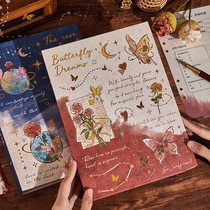 Classmate Record Primary School Graduation Growth Memorial Book 2024 New Literary Retro Men and Women Life Page Address Book