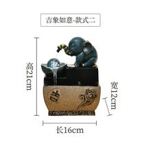 High-end wealth-drawing water ornaments circulating water living room entrance light luxury home accessories housewarming gifts opening ceremony