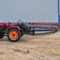 Chengde small single and double chain trenching machine vineyard fertilization trenching machine cable laying trenching machine