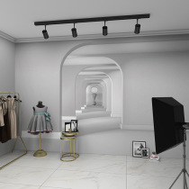 Gold Medal Internet Celebrity Live Room Background Wall 3D Wallpaper Clothing Anchor Wall Cloth High-end Extended Space Womens Clothing