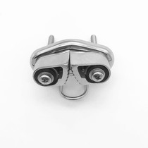 Popular cross-border spot 316 stainless steel rope clamp cam rope clamp sailing rope clamp Pilates clamp