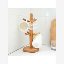 Pure solid wood bracelet bracelet crystal toy bracelet display stand key hair ring jewelry storage box wood style