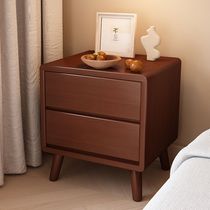 All solid wood bedside table installation-free storage cabinet simple modern bedroom home bedside storage cabinet Internet celebrity small cabinet