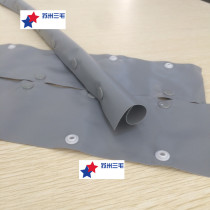 Environmentally friendly flame retardant button type end with cable wrapped cloth wrapped with PVC snap sleeve button type cable protection