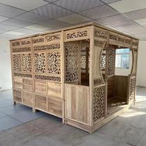 Douyin old elm step bed step bed Ming and Qing antique frame bed Qiangong eight-step bed Chinese classical solid wood moon