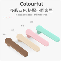 Silicone Door Knob Cover Winter Entry Door Bedroom Window Crash Mat Unit Door Protector Safety Cover