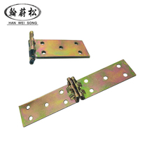 Furniture household hardware connection table top flip plate force support hinge hinge thickened 180 degree support table top