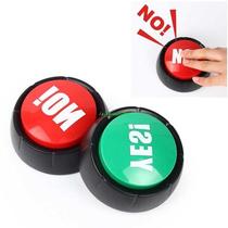 2pcs set YES and NO Sound Button Toys Green Red Event P