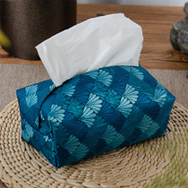 Brocade paper tissue bag cloth bag decorative bag cloth for living room tea room car literary tissue box