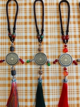 Guangxi bronze drum folk handicrafts with Zhuang characteristics long rope and short rope pendants business gift souvenirs