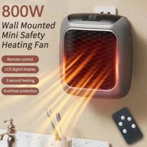 800W Mini Heater for Home Small Bathroom Heating Fans Wall M