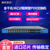 24 Gigabit electrical ports 8 Gigabit SFP optical ports 4 10GSFP optical ports Layer 2 managed POE switch