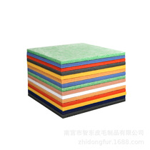 Felt sound-absorbing panels for KTV cinema kindergarten classroom wall decoration colored felt sound-absorbing panels