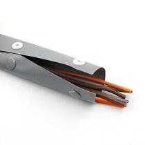 Button end with PC WB series flame retardant PVC snap sleeve wire and cable protective sleeve wrapped wire cloth wrapped wire tube