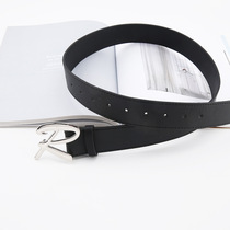 Japan FC jeans belt womens decoration new versatile casual belt smooth buckle Korean simple fashion belt