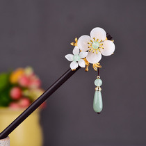 Simple modern hairpin for women ancient style hairpin cheongsam Hanfu ancient costume ancient headdress ball headband hairpin hairpin flower