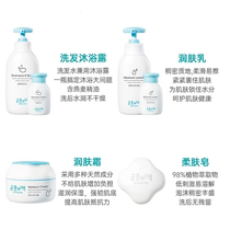 New Palace Secret Set Infant Wash Protective Box Moisturizer Body Milk Soap Baby Face Cream Gift Box Korea