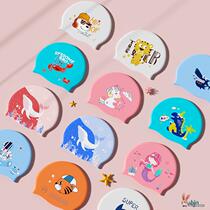 Childrens swimming goggles HD anti-fog and waterproof girls large-frame diving glasses boys swimming goggles and swimming caps professional swimming equipment