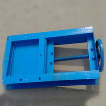 Gold medal carbon steel manual gate valve square mouth electric dust discharge valve sewage material flow control valve pneumatic valve