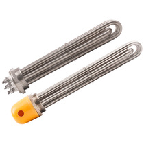 DN40 engineering water tank heating rod stainless steel threaded heat transfer oil thickened high-power electric heating tube 220 Yinuo