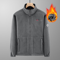 Exported to Norway functional outdoor cold protection large size warm autumn and winter fleece jacket trendy jacket