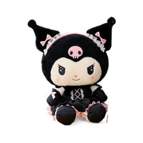 Dark Uniform Kurome Doll Sanrio Plush Toy Large Doll Rag Doll for Girlfriend Birthday Gift