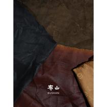 (Xiangyun yarn scraps) Turtle satin leather flower Luo Guanle crepe pearl satin mulberry satin red cloud yarn fabric