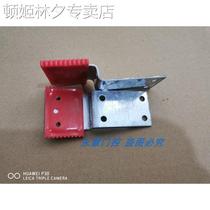 Manual rolling shutter door stopper rolling shutter door rubber pad positioning piece card strip limit block champagne groove positioning strip