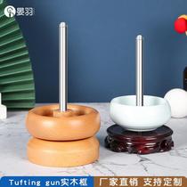 Amazon hand-rotating quick beading machine solid wood bead-threading bowl rice beads diy beading tool